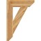 Ekena Millwork Traditional Slat Rough Sawn Bracket, Western Red Cedar, 6"W x 26"D x 38"H BKT06X26X38TRA06RWR - alternate 4
